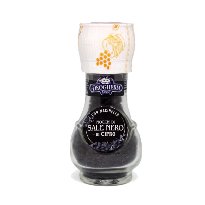 Sal negra en escamas C/Mol. E/Vidrio      