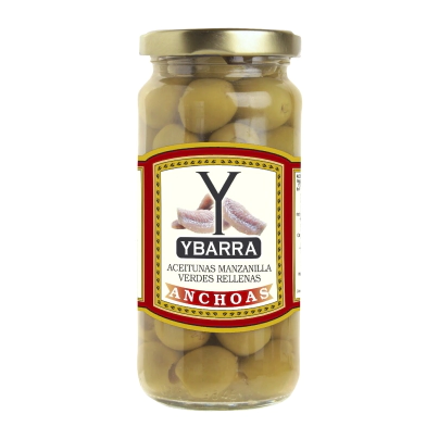 Aceitunas rellenas con anchoa YBARRA      
