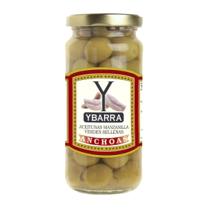 Aceitunas rellenas con anchoa YBARRA      