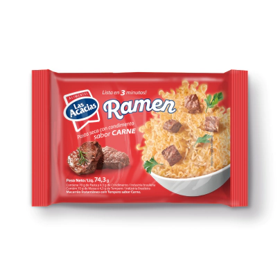 Ramen sabor CARNE 74,3 grs.      