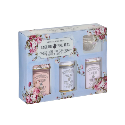 Set de regalo-T� hebras Vintage Floral 125g + infu      