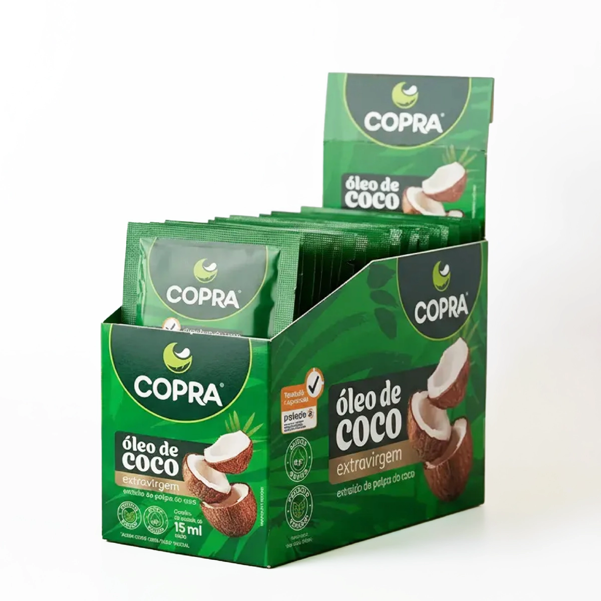 Aceite de coco en sachet monodosis COPRA 40x15ml      