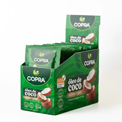 Aceite de coco en sachet monodosis COPRA 40x15ml      