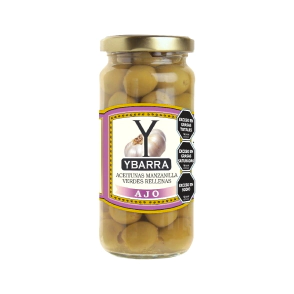 Aceitunas rellenas con ajo YBARRA      