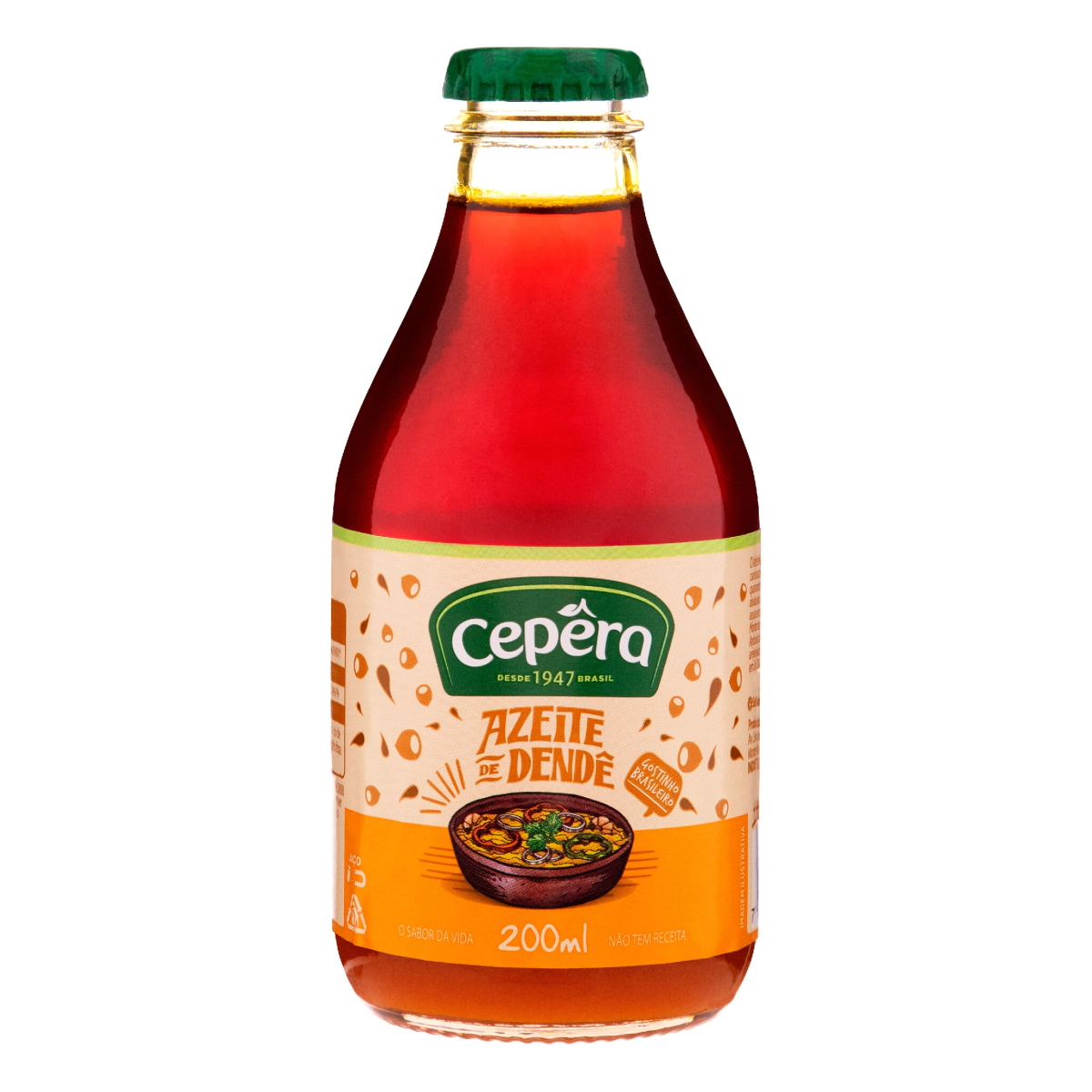 Aceite de Dende Puro 200cc E/Vidrio      