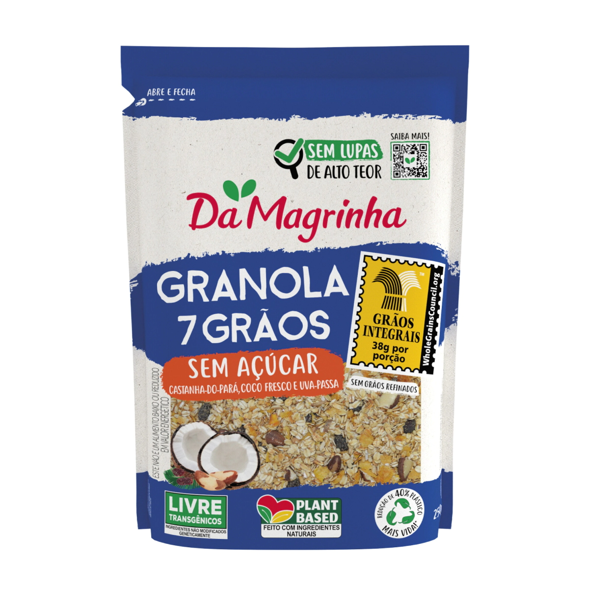Granola sin az�car 250grs DM      