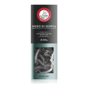 Penne Negro 200g c/ caja SG      