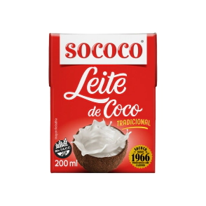 Leche de Coco 200cc Tetra Brik SOCOCO      