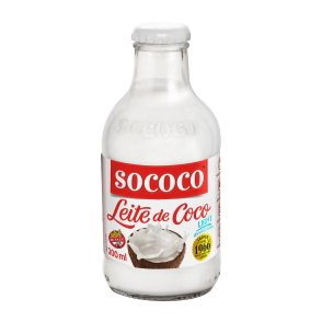 Leche de Coco Light 200cc E/Vidrio SOCOCO      