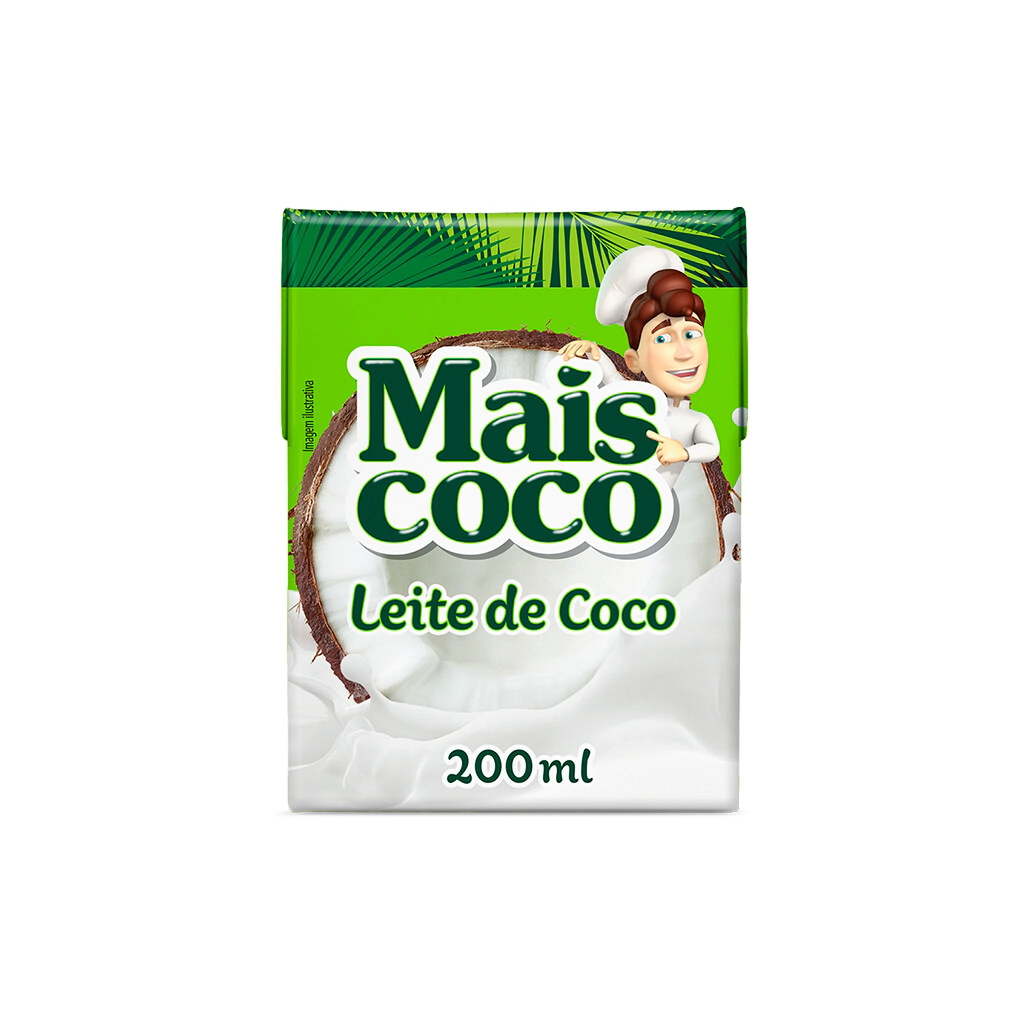 Leche de Coco 200cc Tetra Brik MAIS COCO      
