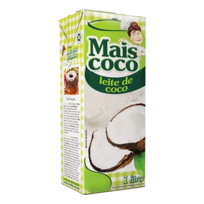 Leche de Coco 1000cc Tetra Brik Mais Coco      