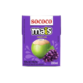 Agua de coco sabor Frutos Rojos LIBRE DE GLUT200cc      