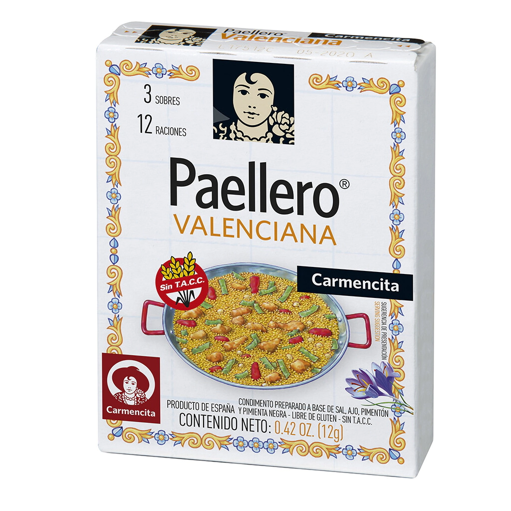 Paellero Valencia 12g Carmencita Espa�a      