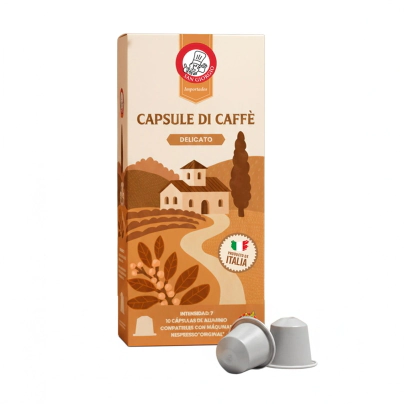 C&aacute;psulas de caf&eacute; DELICATO - Sin Tacc      