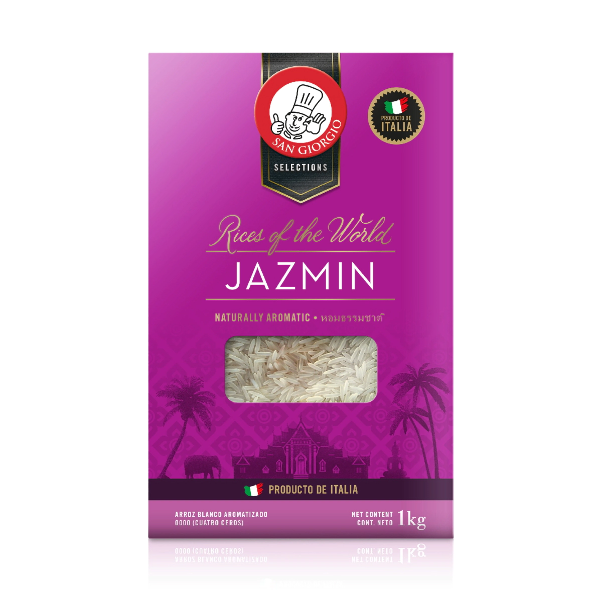 Arroz Jazm�n 1kg Env.Vac�o Italia      